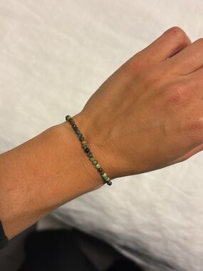 Handcrafted Turquoise Bead Bracelet - Women Jewelry
